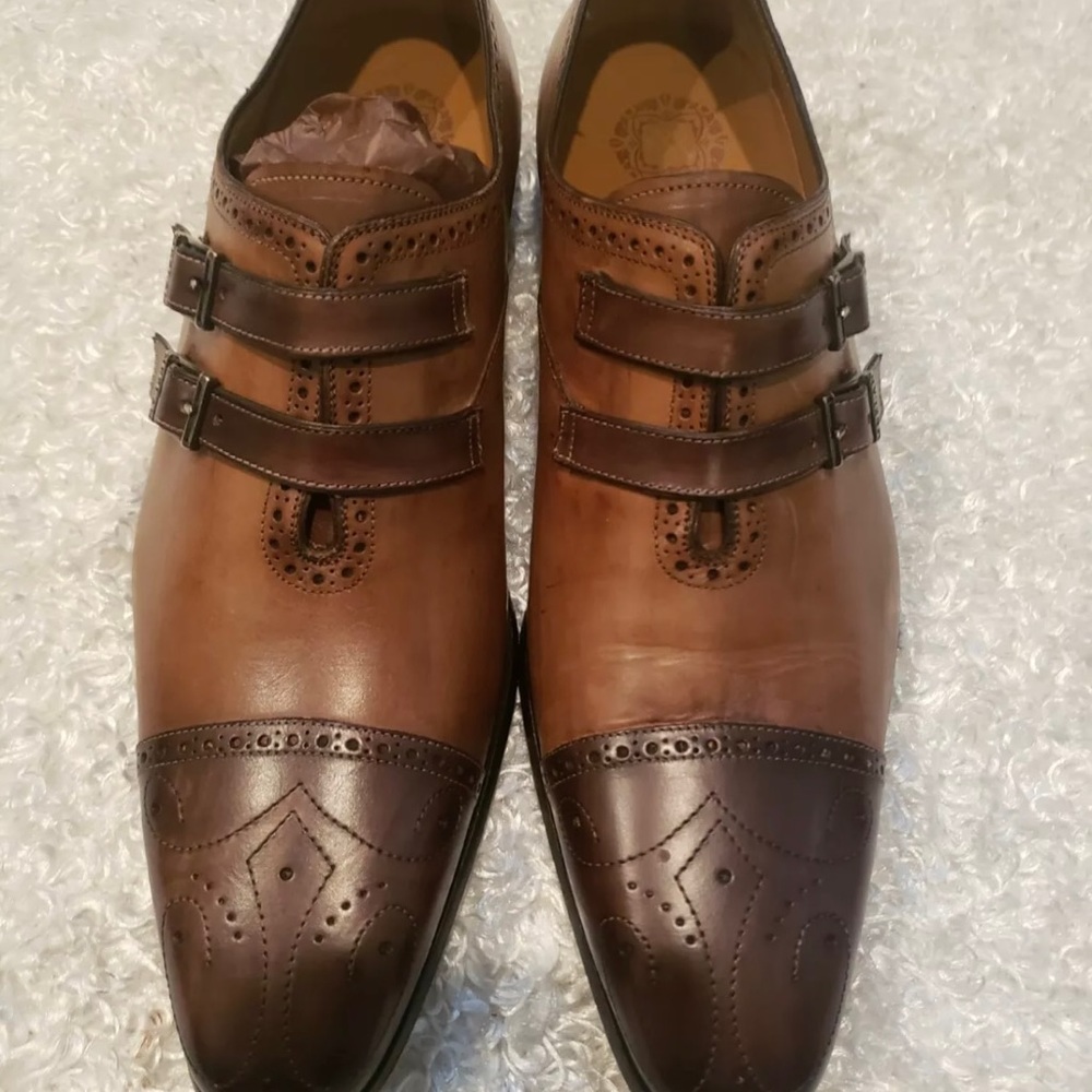Mezlan Messina Double Monk Strap Shoes